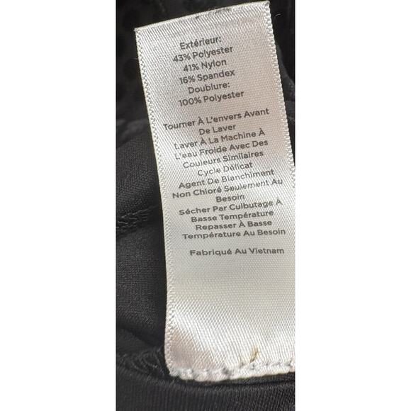 Talbots Plus Black Polka Dot Velvet Burnout Top 3X Long Sleeve Lined Stretch - Picture 6 of 6